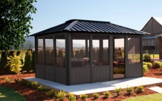 Vantage Pools and Spas is an official Visscher Gazebo Dealer. We offer open air, semi and fully enclosed gazebos, and pergolas for Langley, Surrey and Maple Ridge Vantage Pools and Spas is an official Visscher Gazebo Dealer. We offer open air, semi and fully enclosed gazebos, and pergolas for Langley, Surrey and Maple Ridge