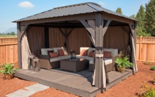 Vantage Pools and Spas is an official Visscher Gazebo Dealer. We offer open air, semi and fully enclosed gazebos, and pergolas for Langley, Surrey and Maple Ridge Vantage Pools and Spas is an official Visscher Gazebo Dealer. We offer open air, semi and fully enclosed gazebos, and pergolas for Langley, Surrey and Maple Ridge