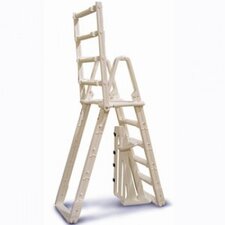 48-54 POOL WARM GRY A-FRAME LADDER